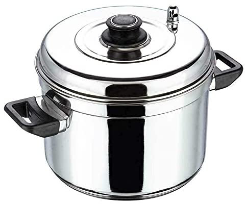 VINOD Induction Stainless Steel 4 DHOKLA & 4 IDLI Plates with Multi Cooker - 4 Tier DHOKLA & IDLI