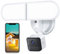 Voger Floodlight Camera HD Security Camera Outdoor with PIR Motion Detect, Two-Way Talk and Siren Alarm | No Monthly Fees, White, 1 Count (Pack of 1), MF820