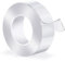 Nicegoin Nastro biadesivo resistente, nastro biadesivo, per installazione interna, ricambio perfetto per viti o forature (3 m x 23 mm x 2 mm)