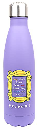 FRIENDS Gourde Isotherme Enfant en Acier Inoxydable I Bouteille Enfant pour École I Bouteille Isotherme Enfant I Sans Bisphénol A pour l'école ou pour le sport | Pour Garçons et Filles