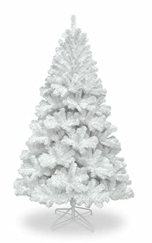 GSD Colorado Chrtistmas Xmas Tree - Green, Grey, Black, White, Frosted or Flocked (240cm (8ft), White)