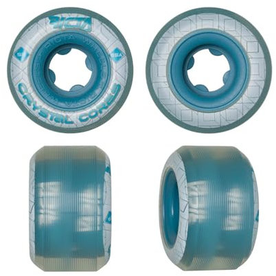 Ricta Crystal Cores Skateboard-Rollen, 95a, 52 mm, Weiß