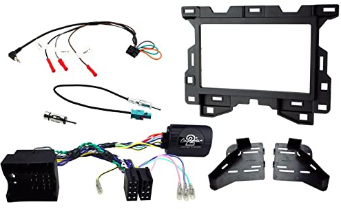 Connects2 Einbauset mit Lenkradadapter für Doppel DIN Autoradio in Mercedes Sprinter (W907 / W910, ab 2018)