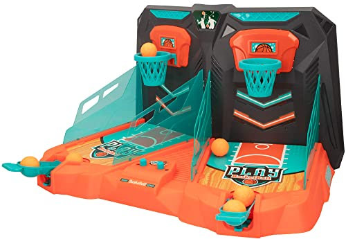 ColorBaby 49835 - Juego de mesa Baloncesto con doble cancha y marcador / Incluye 6 pelotas para lanzamiento / Juguetes para niños, Naraja, Regalos Originales / Mini Basket Ball