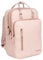 New Rebels William Milwaukee 18L Rucksack - 15,6-Zoll-Laptopfach mit wasserdichtem Reißverschluss - Gepolsterte Rückengurte - Stiftfach an der Vorderseite - Wasserfestes Material - Altrosa