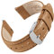 Archer Watch Straps - Uhrenarmbänder mit Schnellverschluss aus Hochwertigem Genarbtem Leder (Kamelfarben/Naturweißes Garn, 18mm)