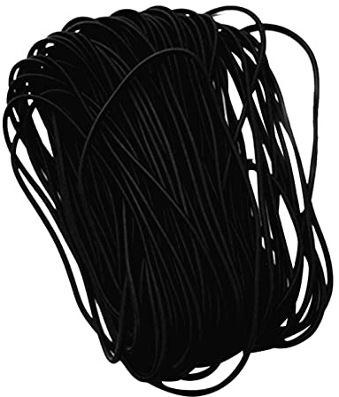 pistro Expanderseil - Gummiseil - Spannseil - Bungee-Seil - Schwarz, 10 m