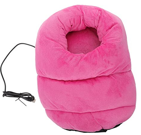 DOITOOL heating foot warmer Foot Warm Cushion heated foot boots anti skid plush shoes insole foot warmers c batteries rechargeable Winter Feet Warmer super soft fleece Spa heating pad Miss