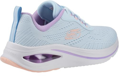 Skechers Damen ausgestrahlt Skech-AIR META AUSGELUFT, Hellblauer Netzbesatz, 39 EU