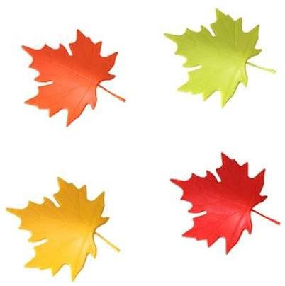 Creative Home Fall Leaf Shape Collision Pinch Hand Door Stopper Door Stopper Maple Leaf Door Stopper Door Wedge Kitchen Accessories/771