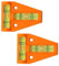 Bafnsiji 2PCS Caravan Wasserwaage, Mini Level 2-Way, Wohnwagen Nivellierung Wohnmobil Gadget, kleine Wohnmobil Wasserwaage, Spirit Bubble Level für Möbel, RVs, Stative