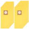 15 Packs AH10243 Disposable Vacuum Bag Replacement for Hoover Commercial CU2 Vacuum Cleaner CH54013 CH54015 CH54113 CH54115 Replace Part AH10243, Yellow