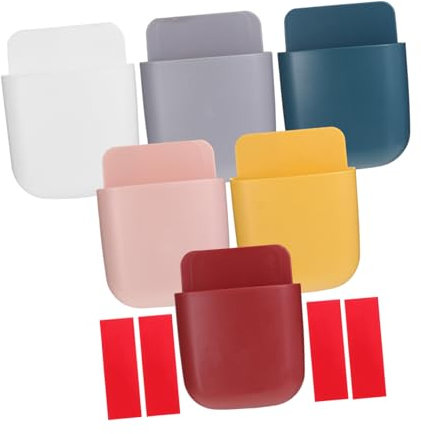 Garneck 6 Stk Aufbewahrungsbox für Fernbedienung Halterung für Kopfteil-Fernbedienung Fernseher Lagerregale Handyständer Aufbewahrungskoffer TV-Controller-Container magnetisch Stifthalter