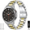 OTOPO Kompatibel Samsung Galaxy Watch 4/6 Classic Armband 46mm 47mm 42mm 43mm,Watch 4/5/6/7/FE 40mm 44mm,Active 2 Armband Metall Frauen Männer, 20mm Metallarmband Edelstahl