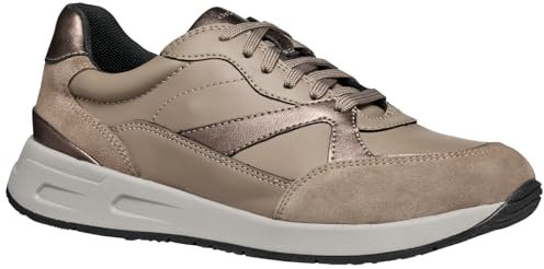 Geox D Bulmya A, Zapatillas Mujer, Dove Grey Taupe, 39 EU