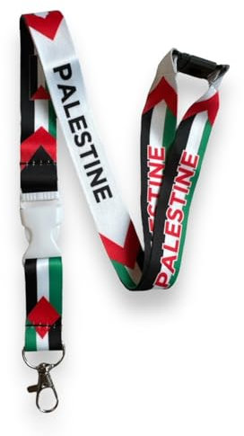 PAC Supplies Global Palestine Flag Lanyard/Badge Holder (1)