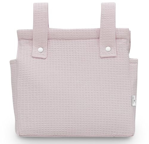 various - Talega para silla de Paseo Bolso Panera Carrito Bebe -Bolso Carro Bebe con Diseño Práctico y Funcional Cierre con Cremallera olso organizador de muselina Color Rosa