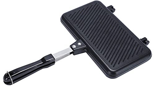 Futihana Sandwichera Antiadherente a Gas Pan Tostadas MáQuina de Desayuno Hornear Panqueques Barbacoa Horno Molde Molde Parrilla SartéN