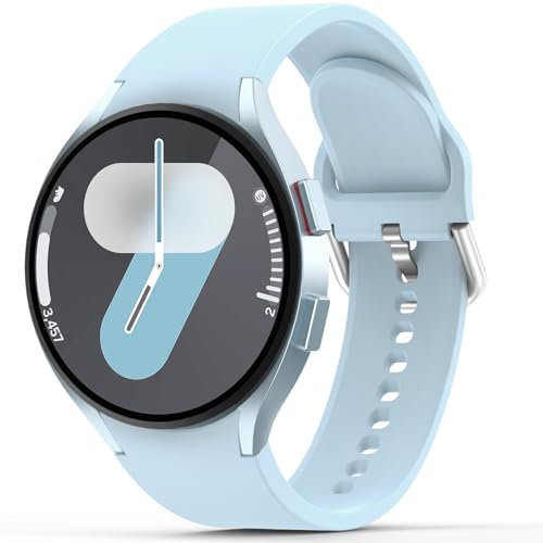 Cinturino 20mm Compatibile con Cinturino Samsung Galaxy Watch 7/6/5/4/FE 40mm 44mm, Cinturini Galaxy Watch 4 Classic 42mm/46mm/5 Pro 45mm Cinturino Sportivo Silicone per Watch 6 Classic 43mm 47mm