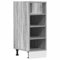 vidaXL Unterschrank Riga Grau Sonoma 30x44,5x81,5 cm Holzwerkstoff