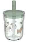 Mepal - Kinderbecher mit Strohhalm Mio Little Dutch - Flexibler Deckel mit insektensicherem Strohhalm - Geeignet für alle Arten von Flüssigkeiten - Verschüttet nicht - 250 ml - Little Farm