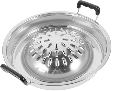 WATIIFUFU Grilltablett Aus Metall Für Outdoor-nutzung Multifunktionsfähig Für Fleisch Und Fisch Mit Komfortablem Griff Und Glatten Rändern Für Sicheres Handling