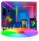 httpsmp 5m Neon Rope Lights, RGB+IC Flexible Led Rope Lights, Chase Mode, IP67 Outdoor Waterproof, Music Sync, Bedroom
