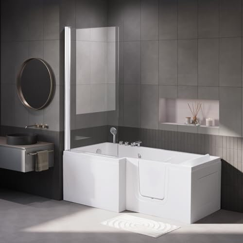 Coniston 1700 Easy Access Walk-in Shower Bath - Left Hand