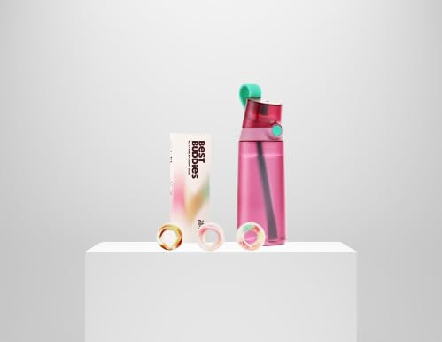 air upp Mini Sipper Rosa 600ml Bottiglia - incl. 3 cialde