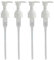 Lot de 4 distributeurs de sirop de 1 l - Pour bouteille filetée 28/410 - Réutilisables - Dosage précis - Idéal pour sirop, shampoing, nutriments - Bouteille à visser de 30 mm