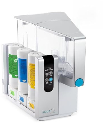AquaTru Classic Smart Alkaline Countertop Water Purifier for PFAS & Other Contaminants with App | No Plumbing or Installation Required | BPA Free