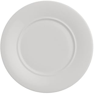 We Can Source It Signature Wing Plate 15.5cm Well 12cm 6 1/2 Inch Well 4 3/4 Inch Box of 24 Vitrified Porcelain Plates Designed for Appetisers Tasting Menus Elegant Catering Dining Service