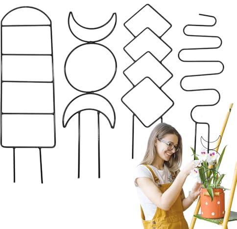 Estructura De Soporte para Plantas De Interior | Soporte Tutor Trepadoras Plantas De Interior,Estructuras Metálicas Apilables para Enredaderas De Plantas De Interior