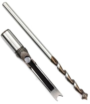 Square Hole Drill Bit, HSS Woodworking Square Hole Mortising Chisel Drill Multiple Sizes(10mm)