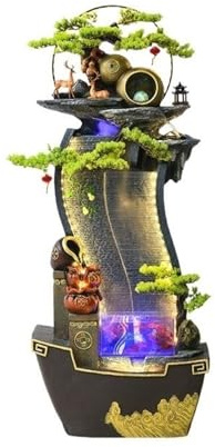 Fuente al Aire Libre Entrada de la Sala Estar con rocalla, Adornos Agua Corriente, pecera, Piscina, Empresa paisajismo, Rueda Feng Shui for búsqueda Riqueza