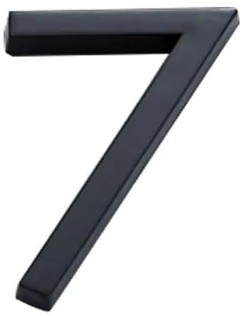 1 Pcs 4inch/10cm Durable For Home Mailbox Hotel Address Acrylic 0 To 9 Numeral Tag Door Label Number Plate Sign(Number 7)