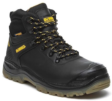 DEWALT Newark Waterproof Safety Boots, Black Size 8