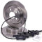 BESTPRICE Bremsenset Hinterachse inkl. Bremsscheiben Ø 280 mm Voll + Bremsbeläge hinten Kompatibel mit BMW 2 Active Tourer (F45), 2 Gran Tourer (F46), X1 (F48), MINI MINI CLUBMAN (F54)