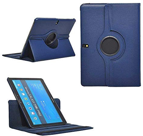 Todobarato24h Funda Compatible con Samsung Galaxy Tab Pro 10.1 SM-T520 SM-T525 Azul Tablet GIRATORIA 360º