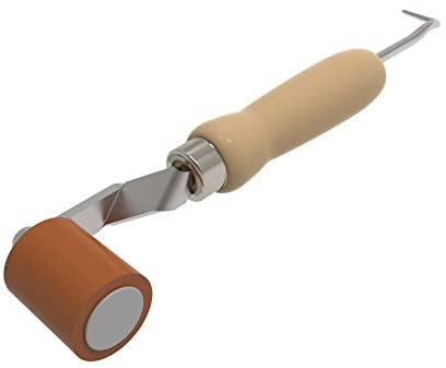 Everhard Roll-N-Chek MR05018 Nahtroller mit Sonde, Holzgriff