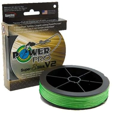 POWER PRO Tresse 8 Brins Sup 8 Slick V2 Aqua Green 275m - D.0,32mm - R.24Kg - PPBISV227532AG