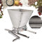 2-Roller Grain Mill with Metal Base and Handle for Beer Brewing Grain Mill Homebrew