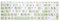 WYGCH Silicone Keyboard Cover for Lenovo 2020 2021 ideaPad 5 15,ideaPad Flex 5 15IIL05,ideaPad Slim 7 15,Yoga Slim 7 15,Yoga 7i 15.6, ThinkBook 15p,ThinkBook 15 Gen 2 Series Laptop (Mixed Color Green)