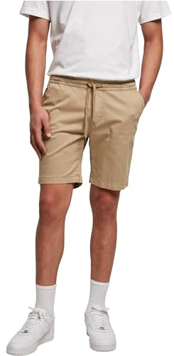 Urban Classics Herren Stretch Twill Joggshorts
