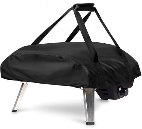 Hohong Cubierta para horno de pizza para Ooni koda 16, cubiertas para horno de pizza al aire libre, impermeable, tela Oxford, cubierta protectora para horno de pizza (66 x 60 x 22 cm)