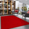 Impression Kurzflor-Wohnzimmerteppich - Schlichte Moderne Teppiche für Schlafzimmer, Büro, Flur, Küche, Kinderzimmer - Rot, 60 x 110 cm