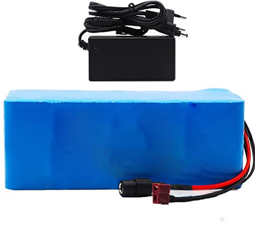 (Livraison en 5-7 Jours) ZHIKAN Batterie de vélo électrique 36 V 10 Ah, Batterie Li-ION avec Chargeur et Carte de Protection BMS, Batterie de vélo électrique pour Moteur 250 W 350 W 500 W
