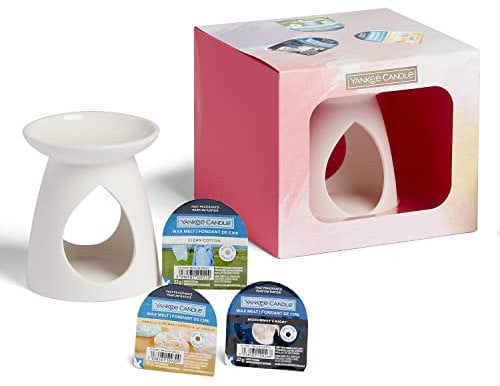 Yankee Candle Gift Set | 3 Scented Wax Melts, 1 Melt Warmer & 1 Unscented Tea Light in Gift Box | Art in The Park Collection