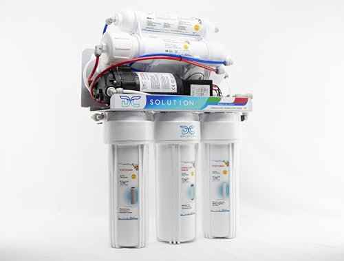 DC Solution | Made in Italy | Depuratore acqua osmosi inversa 6 stadi con centralina | Purificatore domestico acqua potabile dal rubinetto di casa