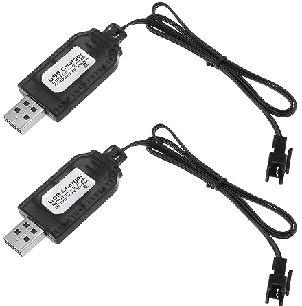 Create idea 2 Stück SM-3P auf USB-Ladekabel LiPo-Akku USB-Ladekabel mit SM-3P-Stecker Zubehör für Automodelle Fernbedienung Spielzeug Beleuchtung Sicherheitseinrichtungen